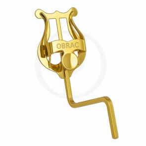 Atril Marcha Saxofon Corto Obrac 1204L Dorado