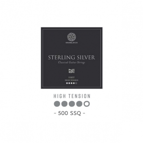 Cuerdas Knobloch Actives Sterling Silver Nylon QZ 500SSQ Alta