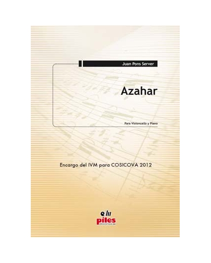 Azahar para Violonchelo y Piano