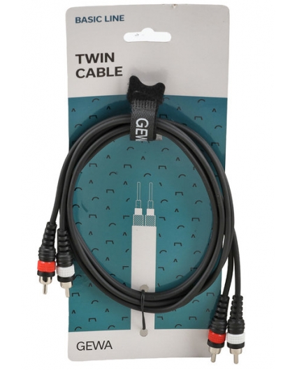 Cable 2 RCA - 2 RCA Gewa Basic Line 1,5M