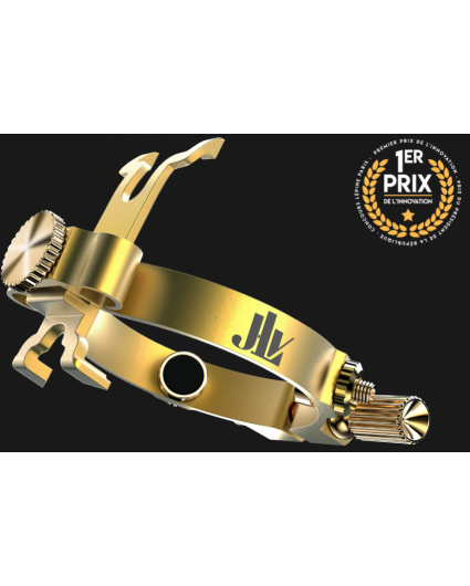 Abrazadera Saxofon Alto JLV Dorada