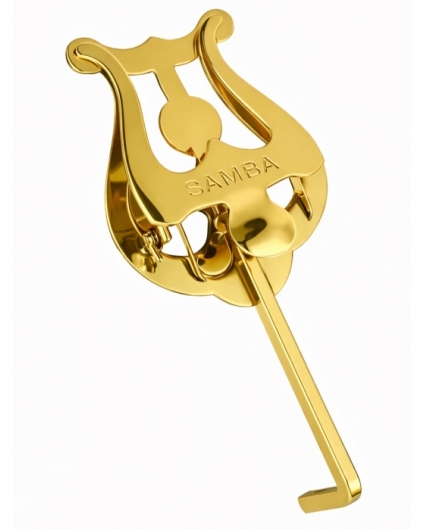 Atril Marcha Trompeta Samba Codo Corto Super 145SM Dorado