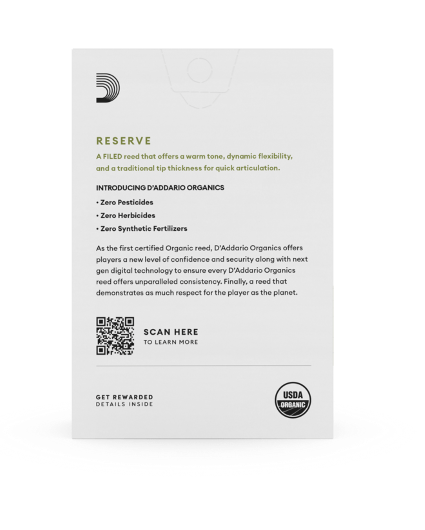 Cañas Saxofon Alto D'addario Organic Reserve 