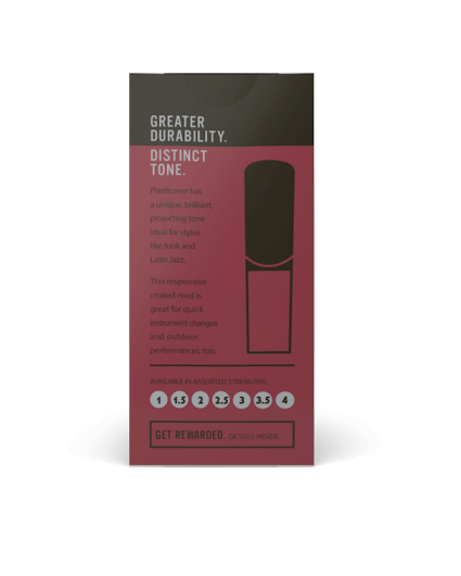 Cañas Saxofon Alto D'addario Plasticover 2,5