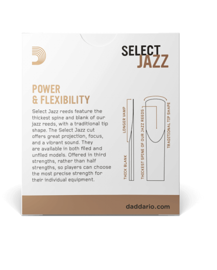 Cañas Saxofon Soprano D'addario Select Jazz Unfiled 2S