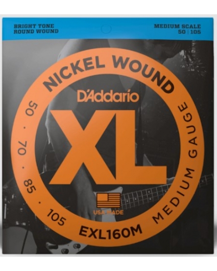 Cuerdas Bajo Electrico D'Addario XL Nickel
