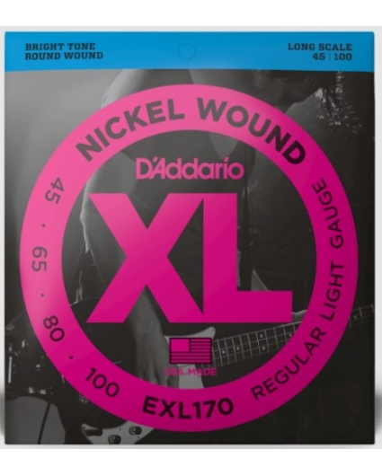 Cuerdas Bajo Electrico D'Addario XL Nickel