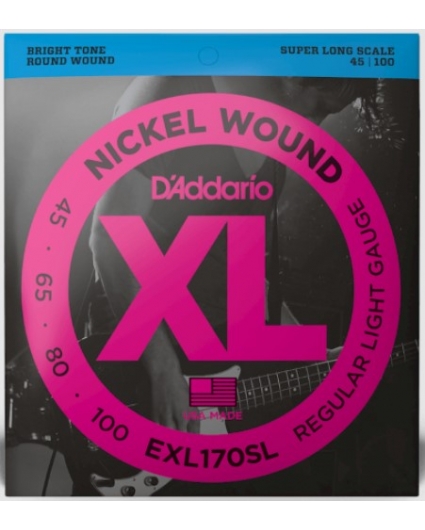 Cuerdas Bajo Electrico D'Addario XL Nickel