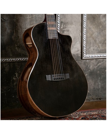 Guitarra Acustica Cort Modern Black TBK