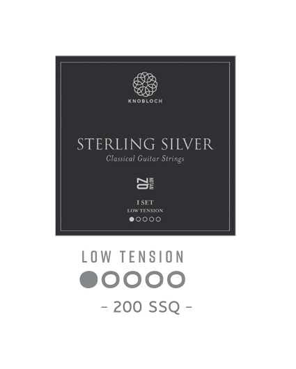 Cuerdas Knobloch Actives Sterling Silver Nylon QZ 200SSQ Baja