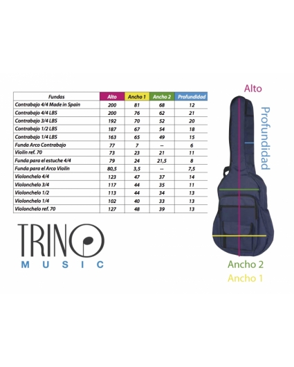 Funda Contrabajo Ortola 35 1/8