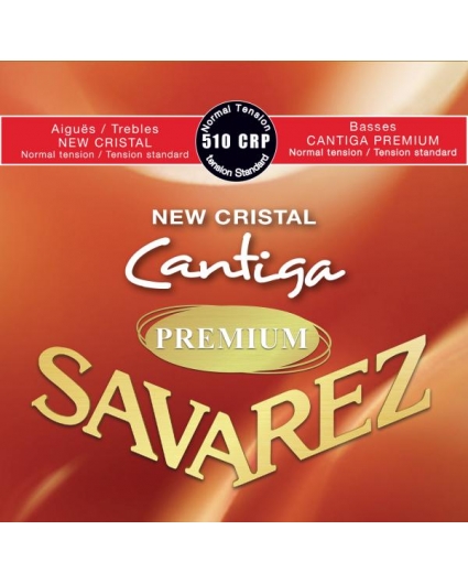Cuerdas Savarez 510CRP New Cristal Cantiga Premium Roja