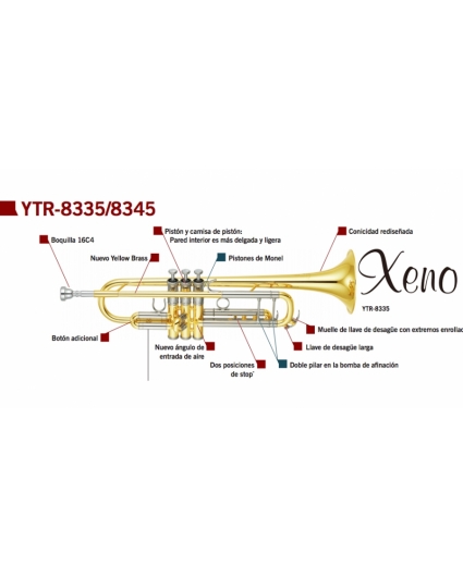 Trompeta Yamaha YTR-8335 Xeno