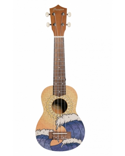 Ukelele Soprano Bamboo B1E-WV Wave