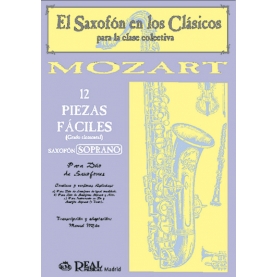doce Piezas Fáciles Saxo Soprano. Grado Elemental