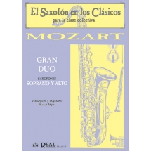 gran duo mozart saxofon soprano y alto