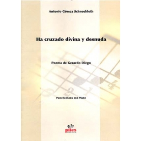 Ha cruzado divina y desnuda