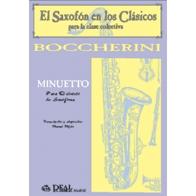 minuetto bocherinni saxofones
