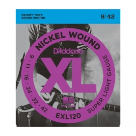 Cuerdas D'Addario XL Nickel Wound EXL120