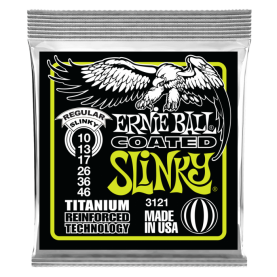 Cuerdas Ernie Ball Slinky Coated Titanium Regular