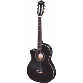 Guitarra Ortega RCE145LBK Serie Theatre Zurdos