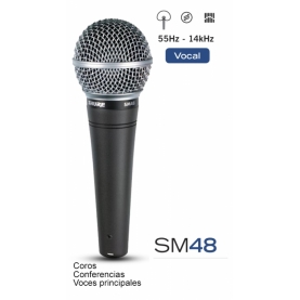 Microfono Shure SM48 LC