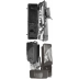 Estuche Clarinete 3126XL Bajo  Do + Sib + La BAM 