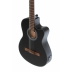 Guitarra Gewa Student Cedro Electrificada Negra Estrecha
